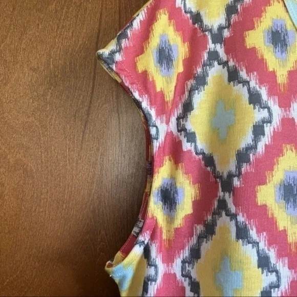 Signature Studio Aztec Summer Colored Print Pullover Top NWT XL - Picture 4 of 7